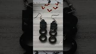 Pendientes "BOO" #Helenaconhresin #pendientes #earrings #resin #resinart #jewelry  #halloween #fall