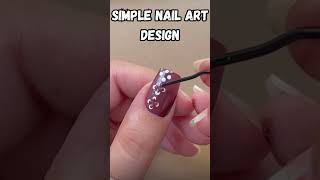 Simple Nail Art design #shorts #nailart #fyp