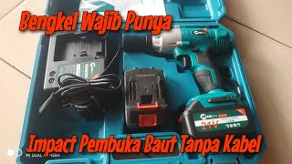 🌟(Bengkel Wajib Punya) Review & Test Impact Pembuka Baut Tanpa Kabel || MAILTANK SH53