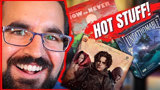 DUNE: HOUSE SECRETS AND NOW OR NEVER BOARD GAMES | Top 5 Hot Board Games