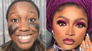 VIRAL 👉🏽 BOMB 💣 🔥 SHE WAS TRANSFORMED 💄MAKEUP TRANSFORMATION MAKEUP TUTORIAL