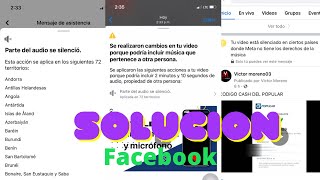 Tú video está silenciado en 72 países en Facebook !solucion!