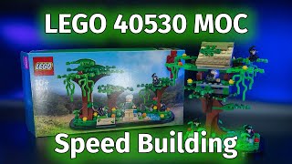 MOC Speed building Lego 40530 MOC Jane Goodall Tribute Lego IDEAS