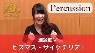 【打楽器】2019課題曲Ⅴ ビスマス・サイケデリアＩ