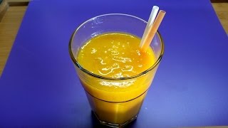 Batido de manga (sem leite e sem açúcar) / Mango Smoothie (no milk and no sugar)