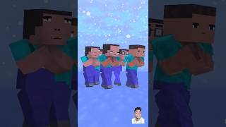 HELP Herobrine And His Friends From Ice Land #friendship #shorts #trending #anime