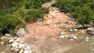 सूखे नाले में अचानक आई बाढ़ Dharamshala Flood