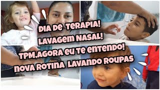 Tpm e Terapia|Minha nova Rotina |Lavagem Nasal nas Crianças! #maede3