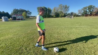 Middleton boys soccer’s Riley Kann’s scissors move