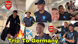 Sharp!🔥Kai Havertz,Arsenal Stars Fly To Germany for Preseason Tour!✈️Odegard,Balugan,Trossard,Saka