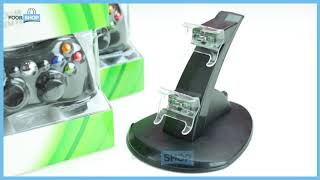 Controller Charging Stand Compatible With X-BOX One شاحن وحدات التحكم مزدوج المخارج لشحن آمن وعملي