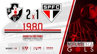 Vasco 2x1 São Paulo - Brasileiro 1980 - Fase 03 - rodada 02 - 15/05/1980