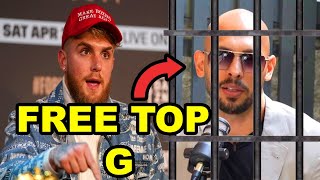 Jake Paul Speaks on Andrew Tate Getting Banned