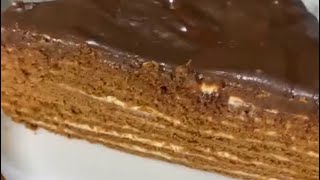 Шоколадный Торт Спартак/chocolate cake Spartak