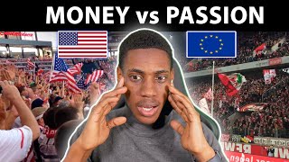 America vs Europe Football Fans and Atmosphere