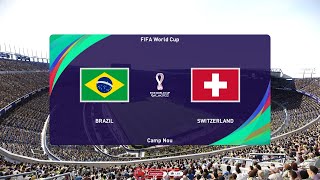 PS5 - TEAM  STADIUM - PES 2021 - Brazil vs Switzerland -  GAMEPLAY