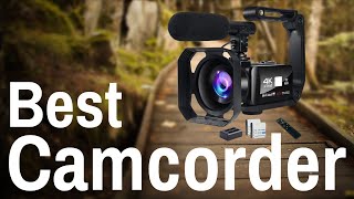 BEST CAMCORDERS IN 2022 - TOP 10 BEST 4k CAMCORDER OF 2022