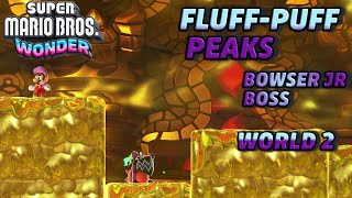 Fluff-Puff Peaks - Bowser Jr Boss Fight Super Mario Bros.Wonder World 2