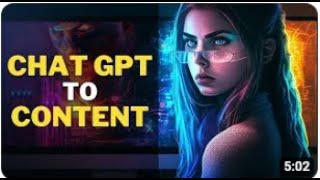 ChatGPT Create FREE CONTENT GENERATOR for YouTube TikTok Instagram