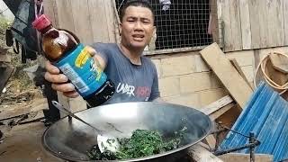 pucuk Ubi di goring campur Siput sedut menu masakan kesukaan Budak budak  sama orang Tua