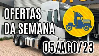 OFERTA DE CAMINHÕES DA SEMANA :: 05-AGO-23