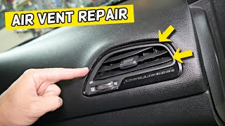 How To Fix Broken Dash Air Vent On Dodge Challenger