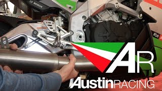 Austin Racing GP1 & GP2 link pipe adjustment and db control