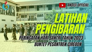 Paskibra Latihan Upacara Peringatan Hari Santri Nasional tahun 2023