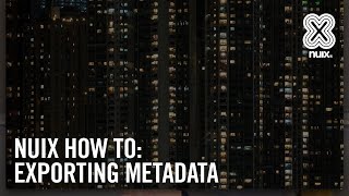 Metadata Export to SQL in Nuix 7.4