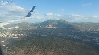 Aegean Airlines Airbus A320Neo landing Athens Airport