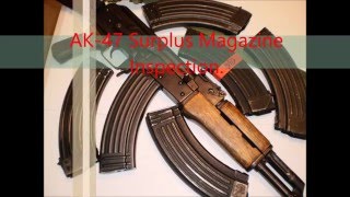 Surplus Steel AK-47 Magazine Inspection