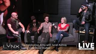 The Celebration Army with Sarah Rattray LIVE AT LYNX Studios on SEEROCKLIVE.com