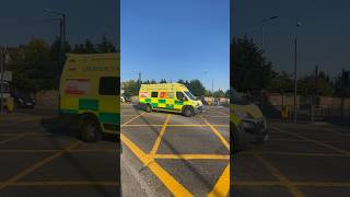 Three ambulances on emergency response…