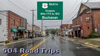 ⁴ᴷ Road Trip #961 - US-11 N - Virginia Mile 174-183 - Buchanan