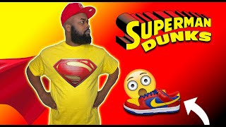 NIKE SUPERMAN DUNK LOW | NIKE DUNK BY YOU 🔥