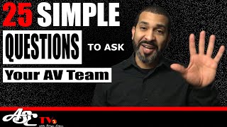 25 Simple Questions To Ask Your Event AV