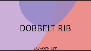 Dobbelt rib