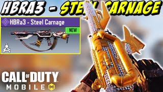 HBRa3 STEEL CARNAGE BLUEPRINT WITH DIAMOND CAMO GAMEPLAY COD MOBILE | (Season 2 BP)