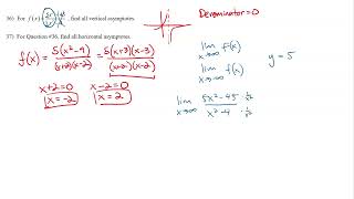 Math 180 Final Review 36 and 37