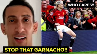 Di Maria Reaction On Garnacho Copying Ronaldo