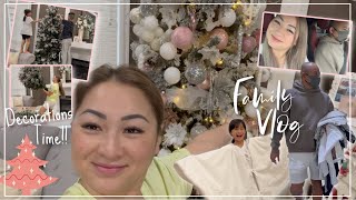 Family Casual Vlog *Christmas Decoration & Christmas Shopping with Hubby | JustSissi