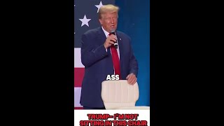 Trump's Funny "CHAIR" Moment from News Nation Town Hall #funny