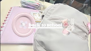 back to school : shopping, watching barbie, hauls & organization (eng sub)