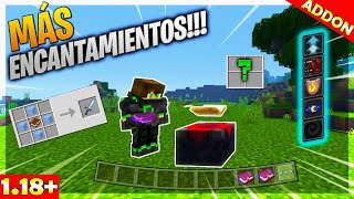 🤯 Addon de Más Encantamientos Para Minecraft Pe 1.18.0 - 1.18.2 | MOD Para MCPE | Review Completa