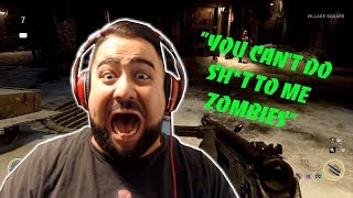 YOU CAN'T DO SH*T TO ME ZOMBIES!! (Call of Duty WW2 - Zombies # 1)