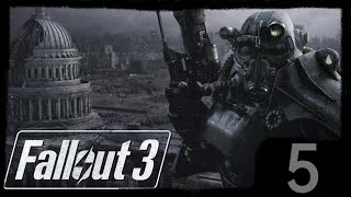 Fallout 3 Gameplay #5 - Walka u boku Bractwa, GNR Outpost