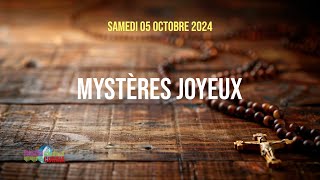 Chapelet du samedi 05 octobre 2024 - Mystères joyeux