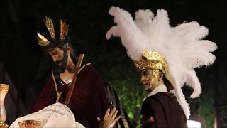 Hermandad de San Esteban por la plaza de la Alfalfa. Martes Santo Semana Santa Sevilla 2017