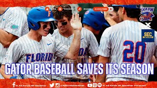 Florida Gator Baseball SAVES ITS SEASON with rivalry win over Georgia