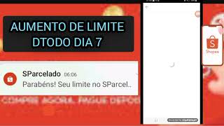 😃SHOPEE crédito SP PARCELADO GANHEI MAIS AUMENTO DE LIMITE  SO ALEGRIA